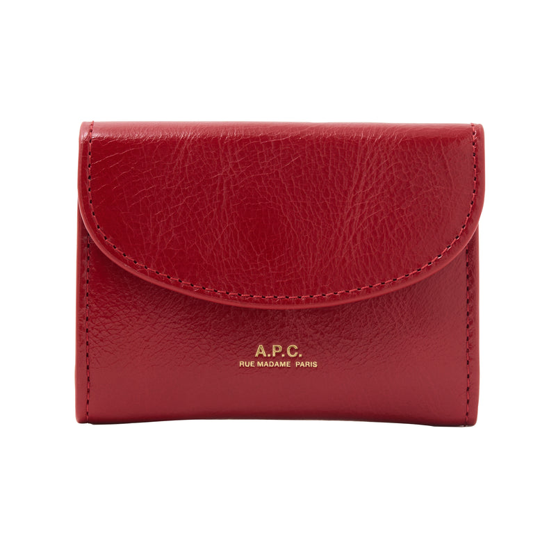 Red Crinkled Geneve Business Cardholder