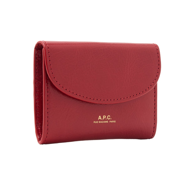 Red Crinkled Geneve Business Cardholder