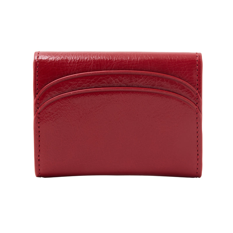 Red Crinkled Geneve Business Cardholder
