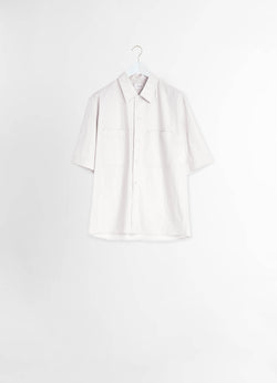 Warm Beige Convertible Collar Shirt