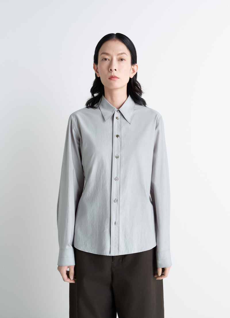 Mist Pointed Collar Shirt