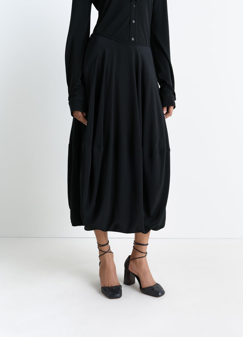 Black Balloon Skirt