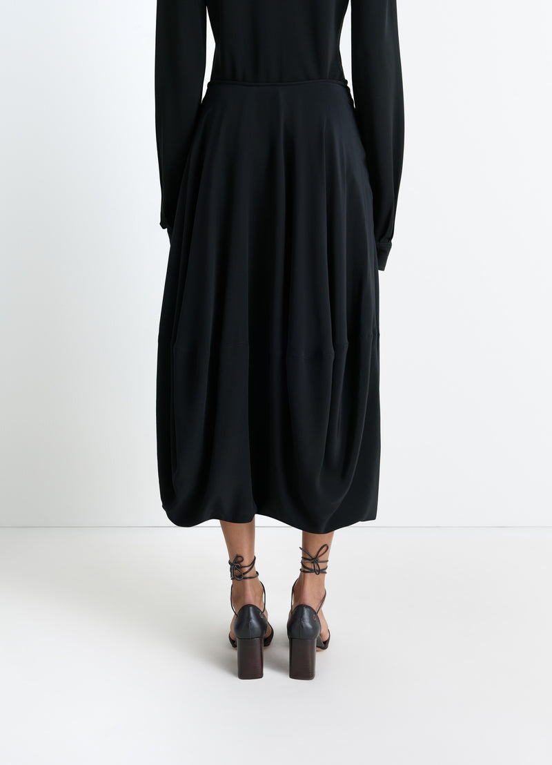 Black Balloon Skirt