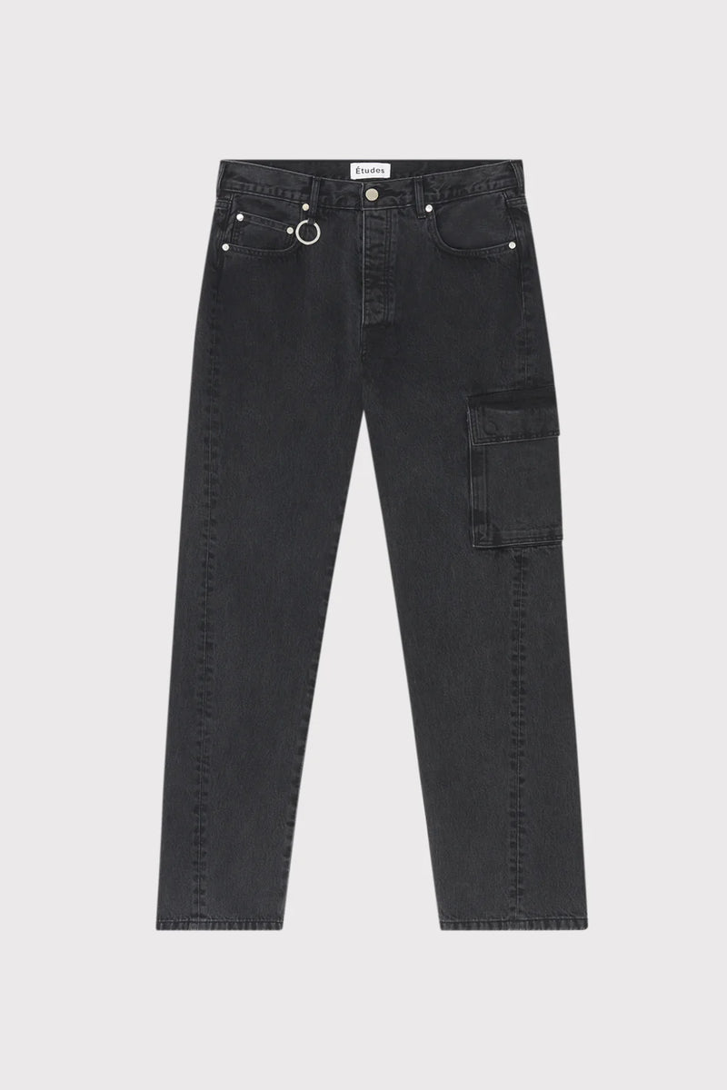 Black Washed Surface Denim