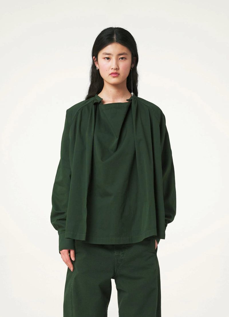 Hunter Green Twisted Top