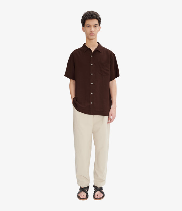 Brown Roy Short Sleeve Shirt