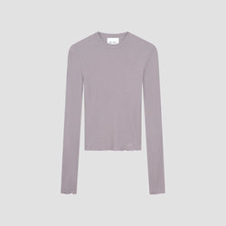 Stone Grey Mini Logo LS Top