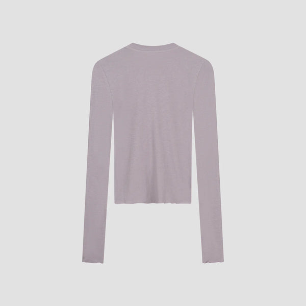 Stone Grey Mini Logo LS Top