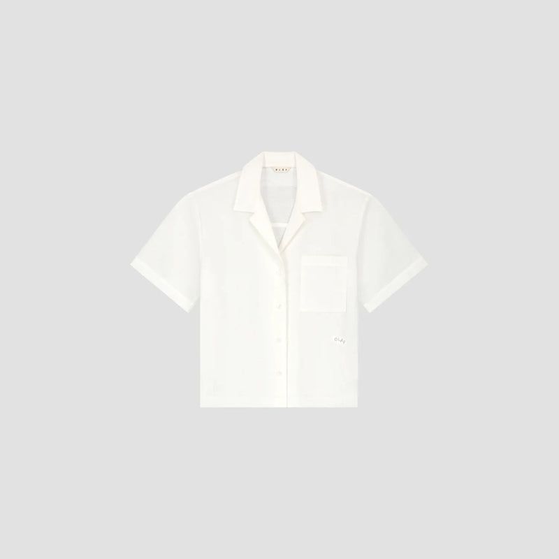 White Utility SS Shirt