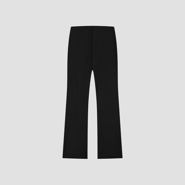 Black Fit And Flare Pants