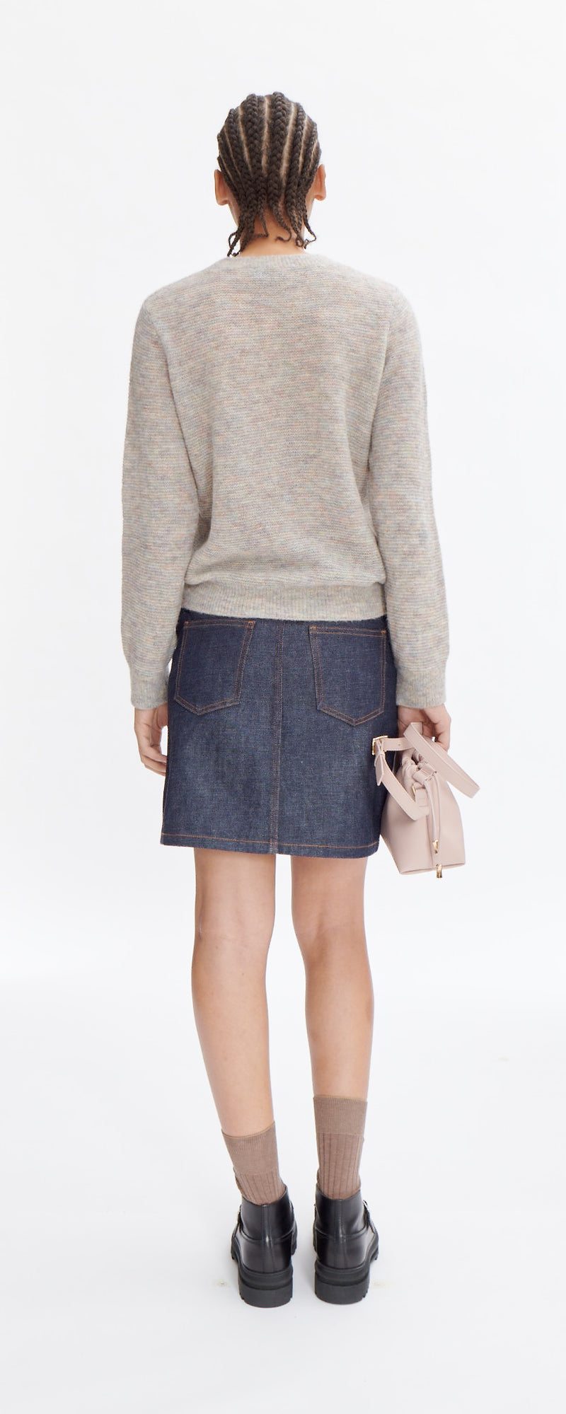 W Light Grey Saul Pullover