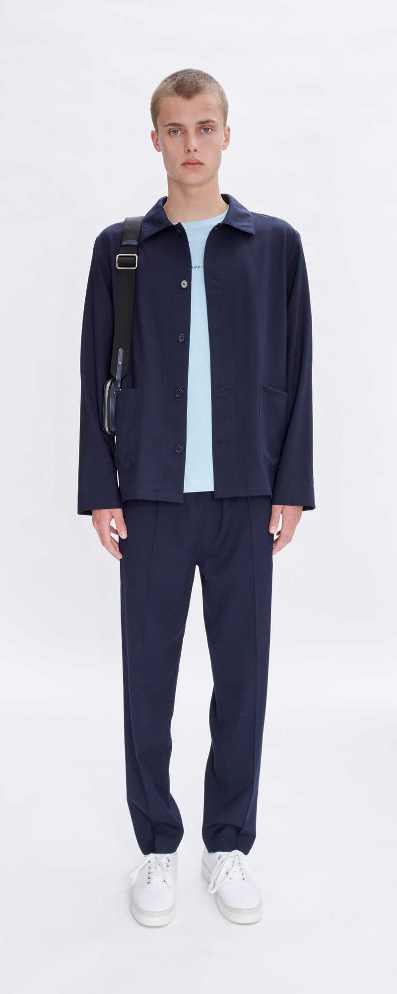 Navy Wool Kerlouan Jacket