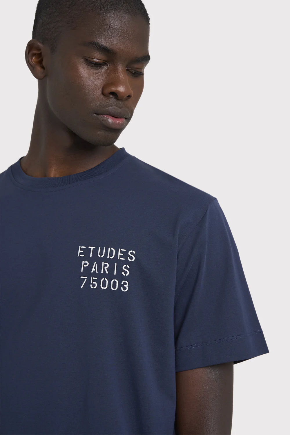 Navy Wonder Small Stencil Tshirt – MANIFESTO