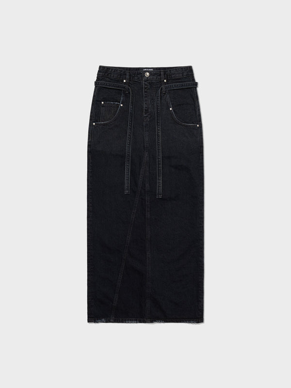 Mahogany Blue Denim Maxi Skirt 17END