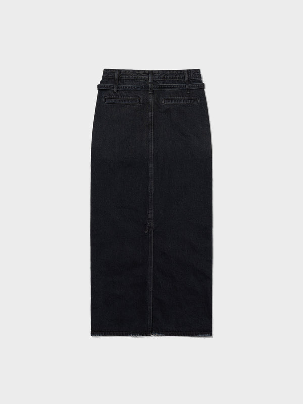 Mahogany Blue Denim Maxi Skirt 17END