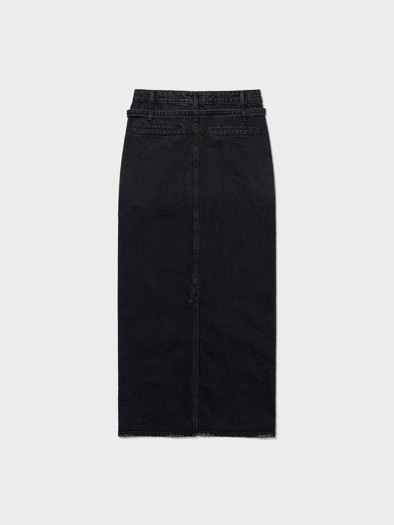 Mahogany Blue Denim Maxi Skirt 17END