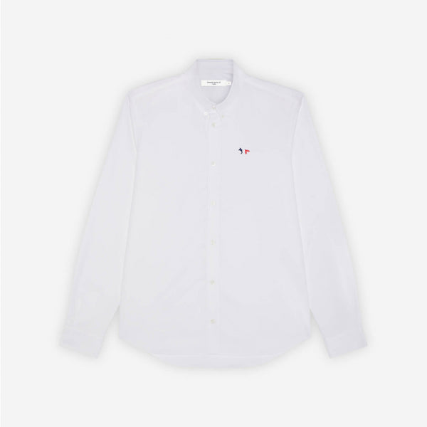 M White Tricolour Fox BD Shirt – MANIFESTO