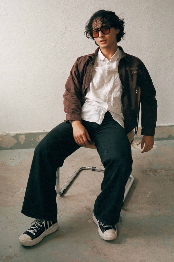 Jet Black- Orange Solid Lens