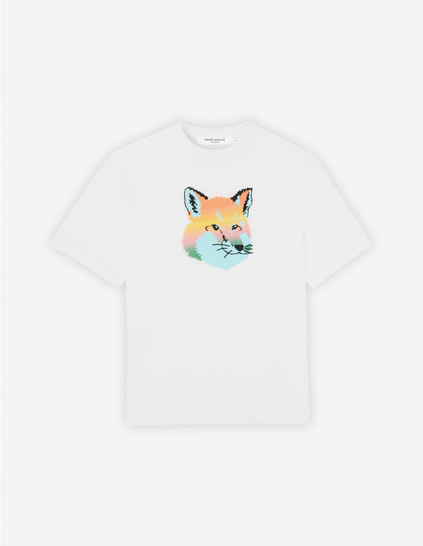 M Vibrant Fox Head Easy White Tshirt