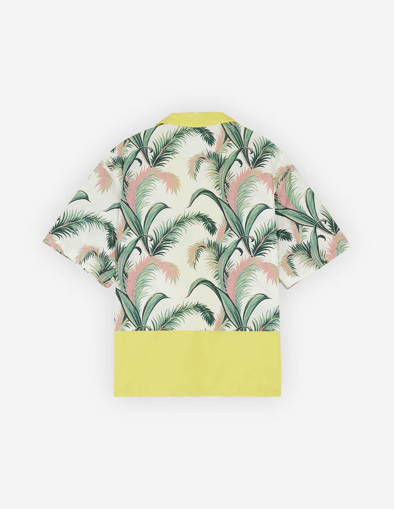 Palm Front Print Resort Shirt