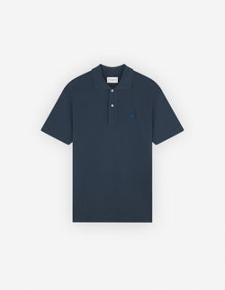 M Ink Blue Bold Fox Head Comfort Polo