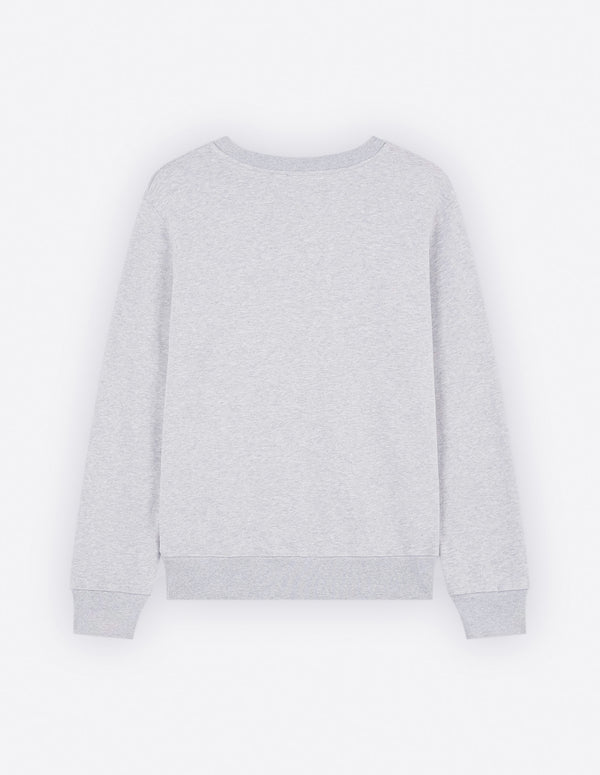M Light Grey Maison Kitsune Handwriting Sweatshirt