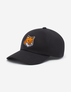 Black Large Fox Head 6P Cap