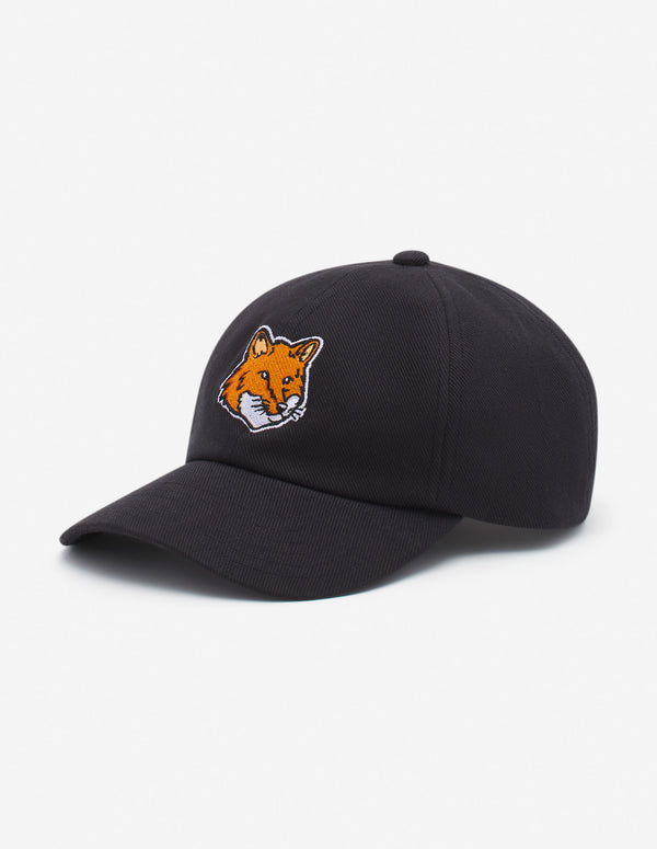 Black Large Fox Head 6P Cap