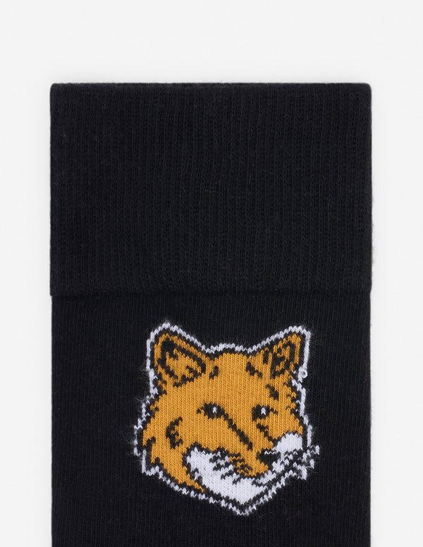 Black Fox Head Socks