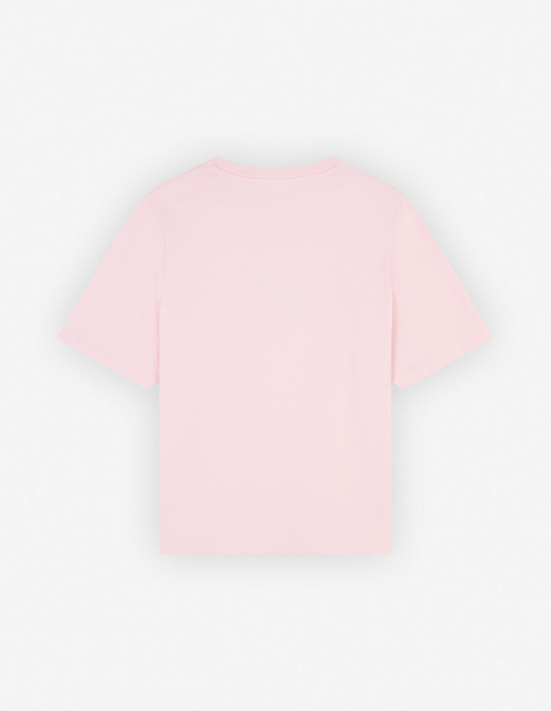 W Pale Pink Maison Kitsune Flower Comfort Tshirt