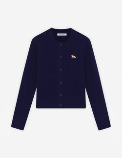 W Navy Baby Fox FITTED Cardigan