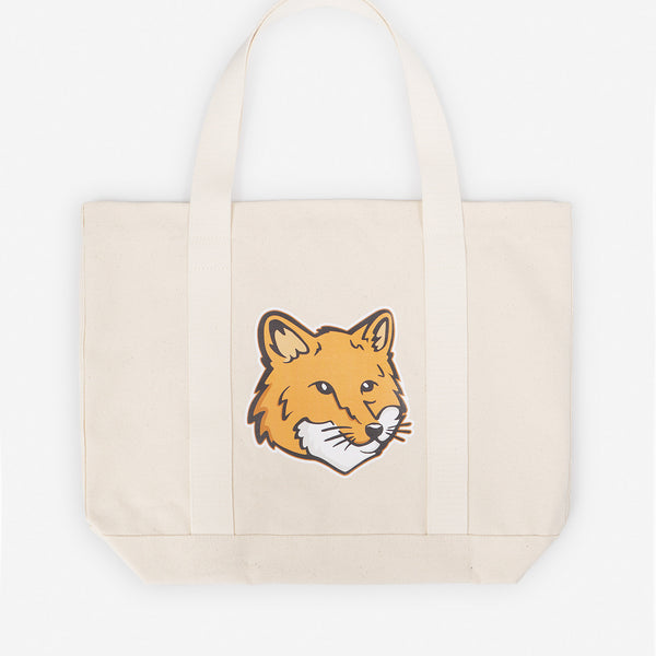Ecru New Fox Head Totebag – MANIFESTO