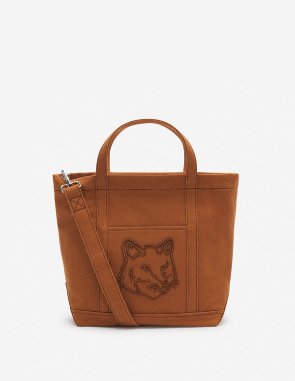 Fawn Brown Fox Head Small Tote