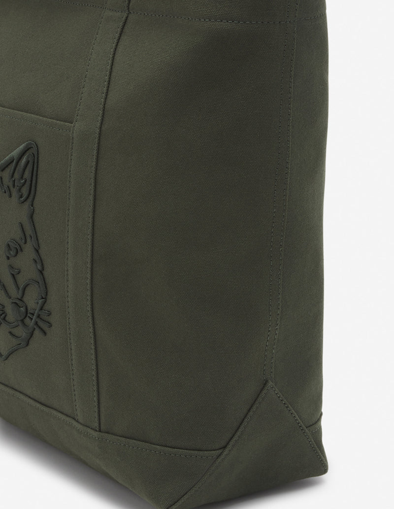 Ranger Green Fox Head Large Tote