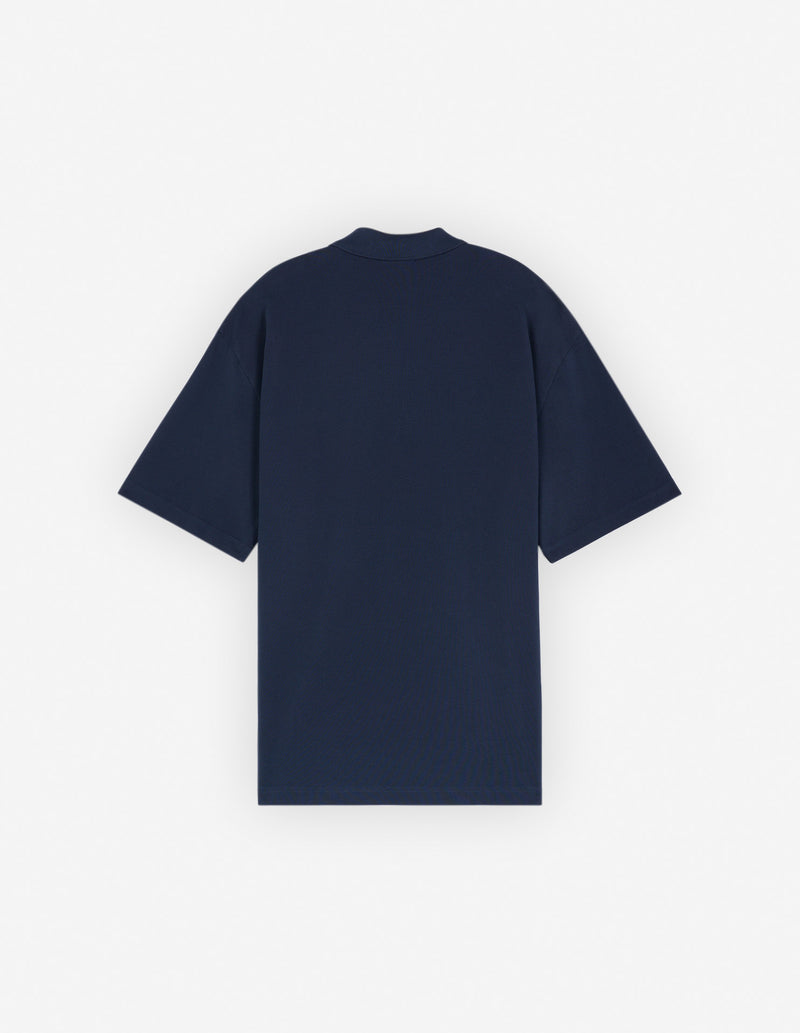 M Deep Navy Bold Fox Head Oversize Polo