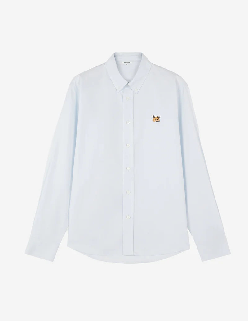 M Light Blue Mini Fox Head Classic BD Shirt