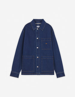 Stone Washed Indigo Denim Workwear Jacket