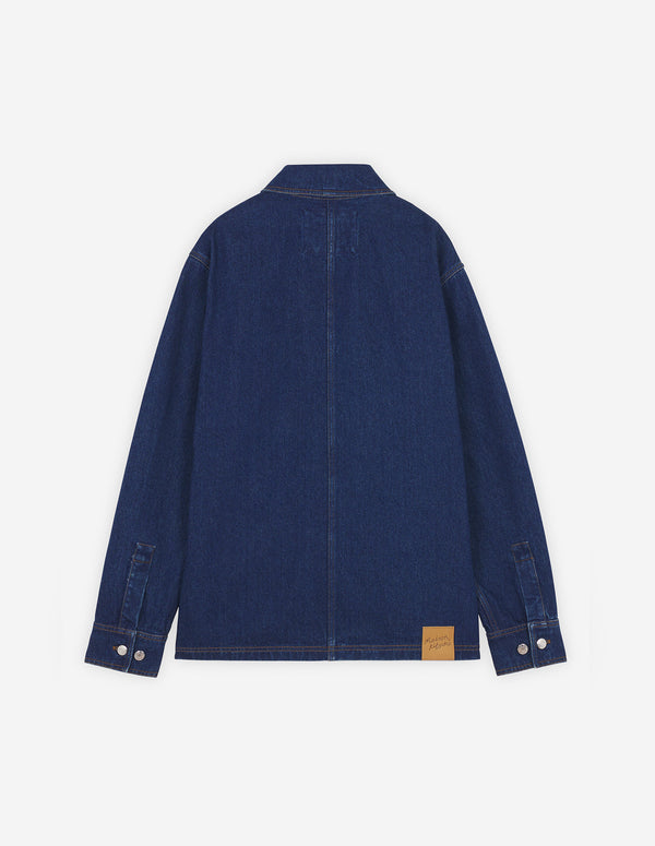 Stone Washed Indigo Denim Workwear Jacket