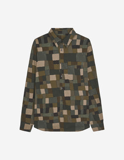 M Camo Check Relaxed Shirt