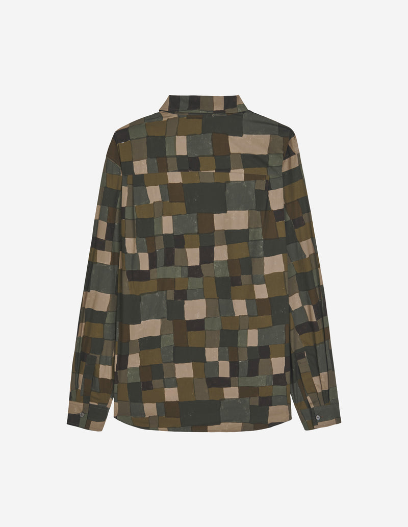 M Camo Check Relaxed Shirt