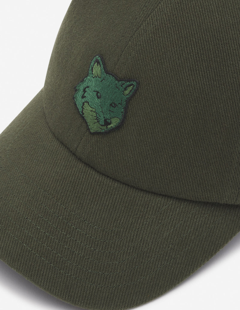 Ranger Green Bold Fox Head 6P Cap