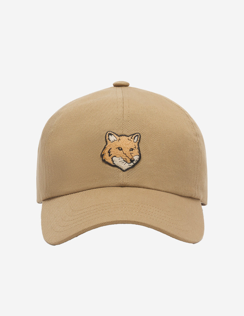 Chino Beige Bold Fox Head 6P Cap