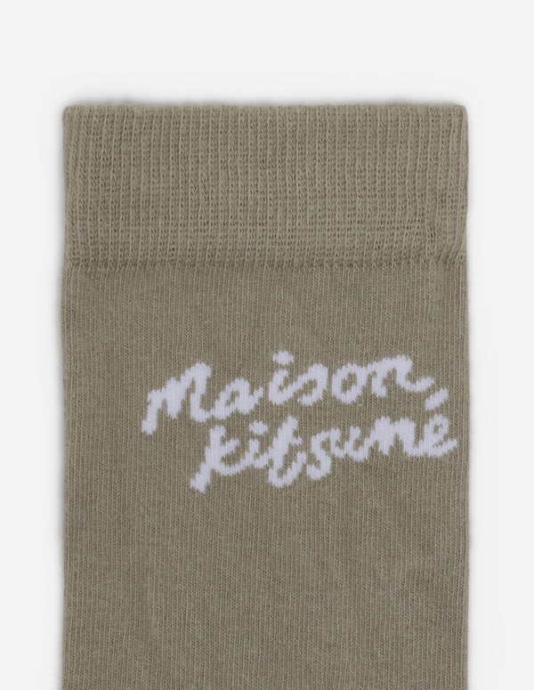 Canvas Maison Kitsune Handwriting Socks