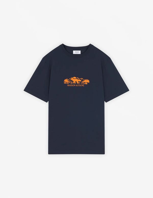 M Navy Outdoor Profile Fox Comfort Tshirt