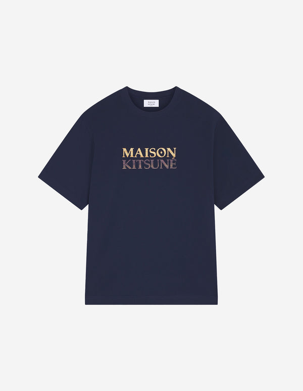 M Navy Gradient MK Oversize Tshirt