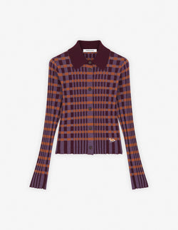 W Redstar Aster Checked Knitted Shirt