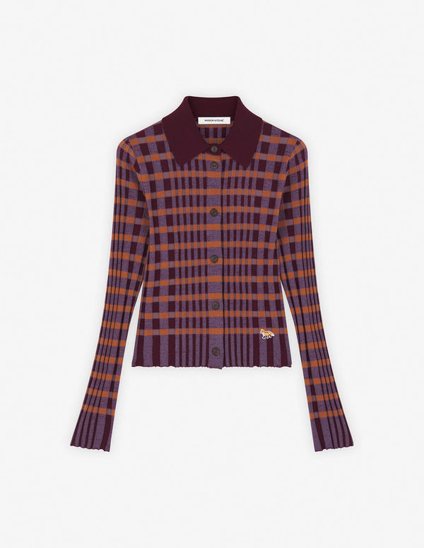 W Redstar Aster Checked Knitted Shirt