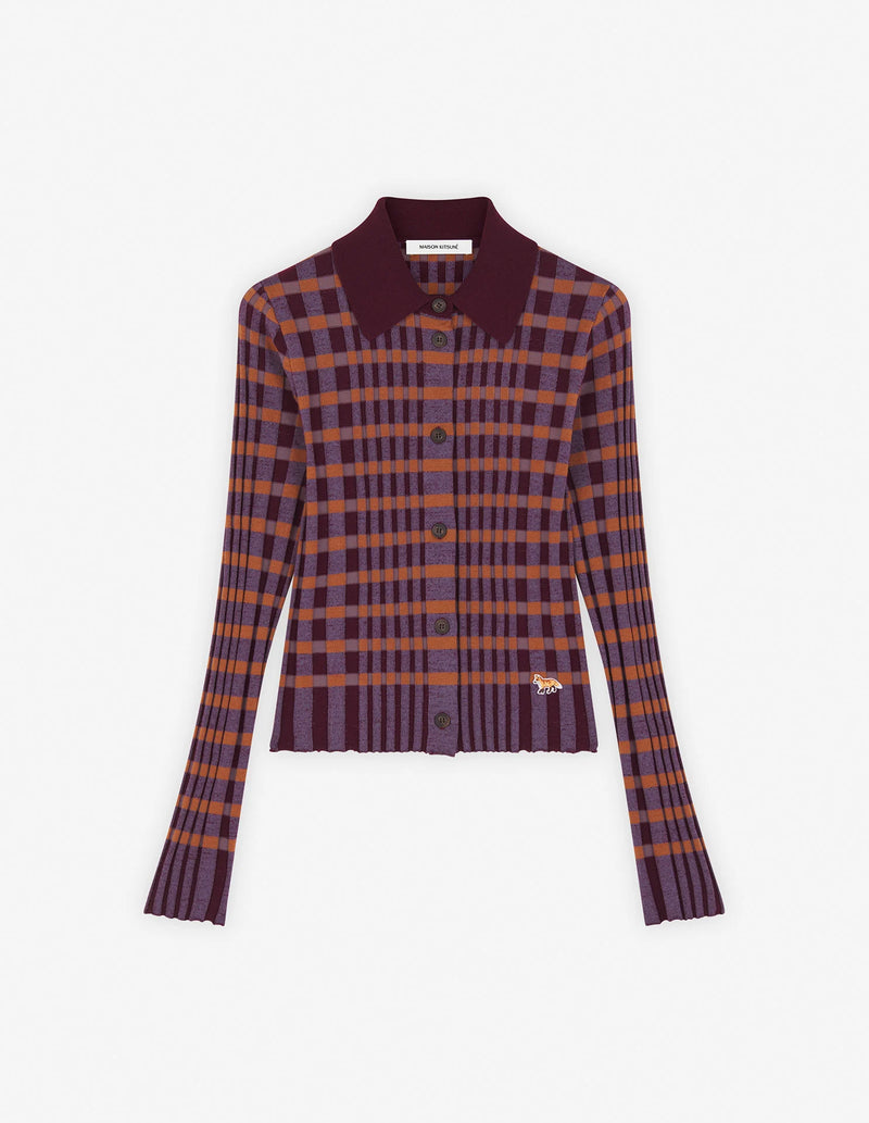 W Redstar Aster Checked Knitted Shirt