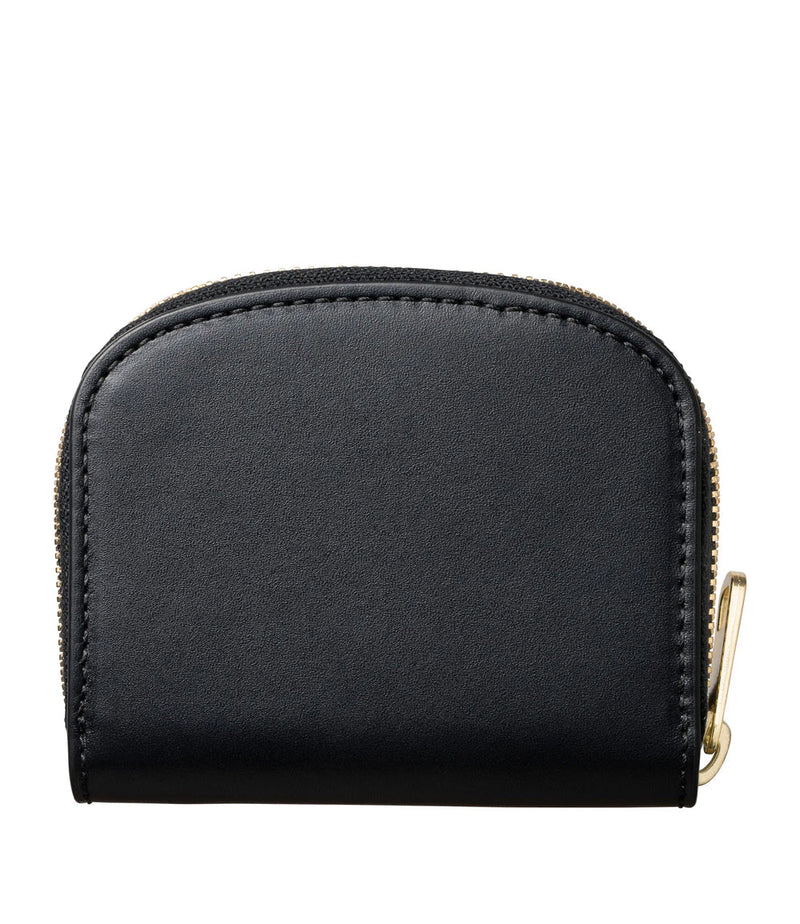 Black Compact Demilune Wallet