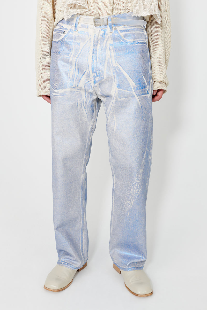 Blue Foil Third Cut Denim – MANIFESTO